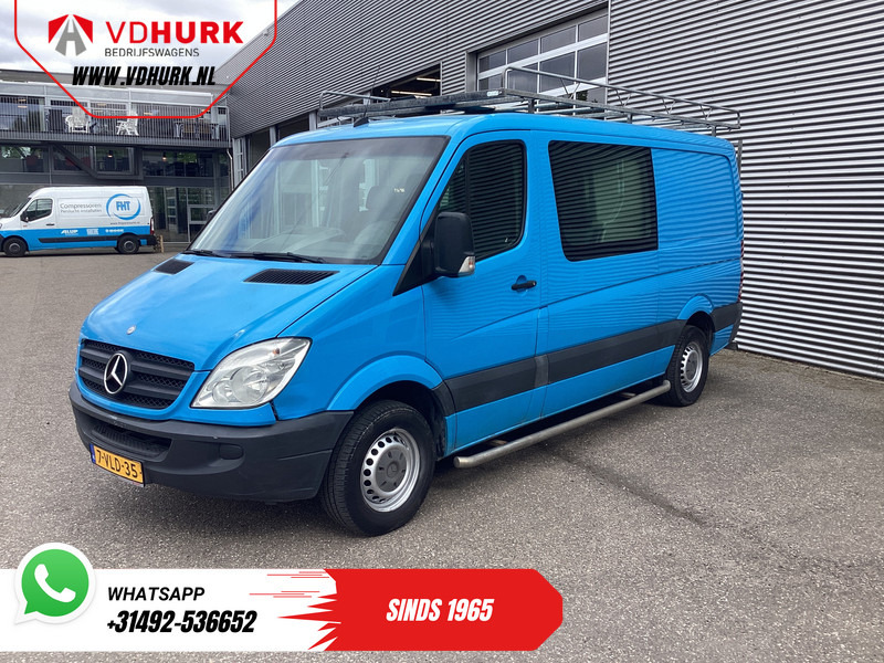 Panel van, Crew cab van Mercedes-Benz Sprinter 313 2.2 CDI Aut. L2 DC Dubbel Cabine EXPORT ONLY Airco/ 2.8t Trekverm./ Imperiaal & Trap/ 7 Pers.: picture 8