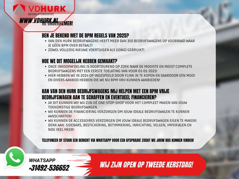 Car Mercedes-Benz Sprinter 313 2.2 CDI Aut. L2H2 €10.768 Incl. BTW BPM VRIJ! EXPORT ONLY Combi/ 9 Persoons/ Kombi/ 9P/ Airco/ Rolstoellift/ Electr. deur: picture 8 Car Mercedes-Benz Sprinter 313 2.2 CDI Aut. L2H2 €10.768 Incl. BTW BPM VRIJ! EXPORT ONLY Combi/ 9 Persoons/ Kombi/ 9P/ Airco/ Rolstoellift/ Electr. deur: picture 8