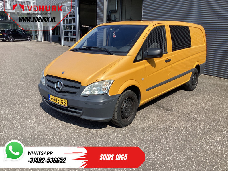Small van, Crew cab van Mercedes-Benz Vito 113 CDI L2 DC Dubbel Cabine EXPORT ONLY Airco/ Cruise/ Trekhaak: picture 8