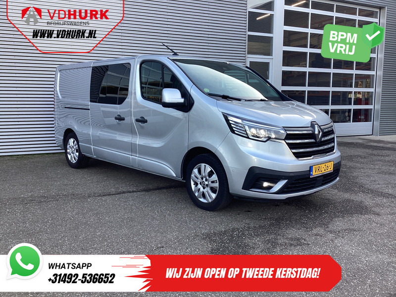 Renault Trafic 2.0 dCi 150 pk Aut. L2 DC Dubbel Cabine NL Auto/ 2xSchuifdeur/ LED/ Carplay/ Climate/ Camera/ PDC/ LMV - Small van, Crew cab van: picture 1 Renault Trafic 2.0 dCi 150 pk Aut. L2 DC Dubbel Cabine NL Auto/ 2xSchuifdeur/ LED/ Carplay/ Climate/ Camera/ PDC/ LMV - Small van, Crew cab van: picture 1