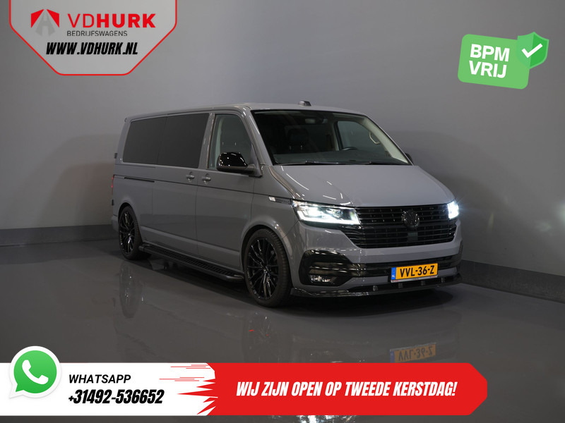 Volkswagen Transporter T6.1 2.0 TDI 150 pk DSG Aut. L2 DC Dubbel Cabine 6 Pers./ LED/ Leder/ Bilstein/ Alpine/ 20'' LMV/ Glasslook/ Alarm III/ Carplay/ - Small van, Crew cab van: picture 1 Volkswagen Transporter T6.1 2.0 TDI 150 pk DSG Aut. L2 DC Dubbel Cabine 6 Pers./ LED/ Leder/ Bilstein/ Alpine/ 20'' LMV/ Glasslook/ Alarm III/ Carplay/ - Small van, Crew cab van: picture 1