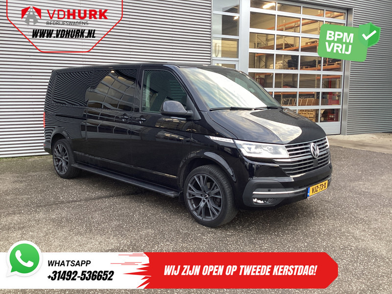 Volkswagen Transporter T6.1 2.0 TDI 150 pk DSG Aut. L2 DC Dubbel Cabine LED/ 20" LMV/ Elek. Schuifdeur/ Alpine/ Leder/ Climate/ Cruise/ Camera/ Trekhaa - Small van, Crew cab van: picture 1 Volkswagen Transporter T6.1 2.0 TDI 150 pk DSG Aut. L2 DC Dubbel Cabine LED/ 20" LMV/ Elek. Schuifdeur/ Alpine/ Leder/ Climate/ Cruise/ Camera/ Trekhaa - Small van, Crew cab van: picture 1