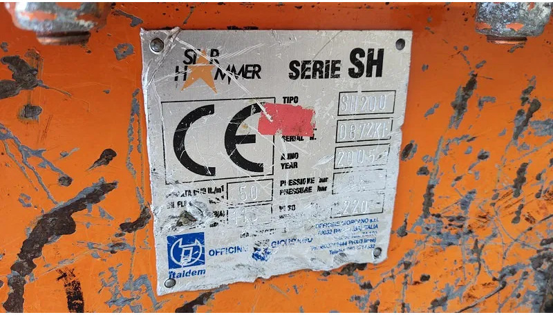 Diversen Star Hammer sh200 - Attachment for Construction machinery: picture 4 Diversen Star Hammer sh200 - Attachment for Construction machinery: picture 4