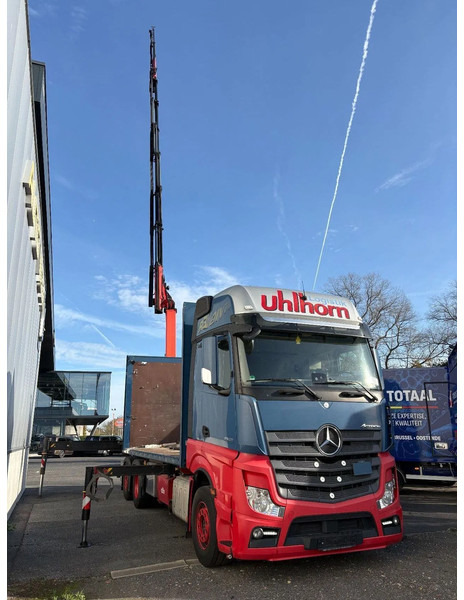 Mercedes-Benz Actros 2548 6X2 + Aanhanger*Palfinger crane*Cruise control*Airco* - Curtain side truck, Crane truck: picture 5 Mercedes-Benz Actros 2548 6X2 + Aanhanger*Palfinger crane*Cruise control*Airco* - Curtain side truck, Crane truck: picture 5