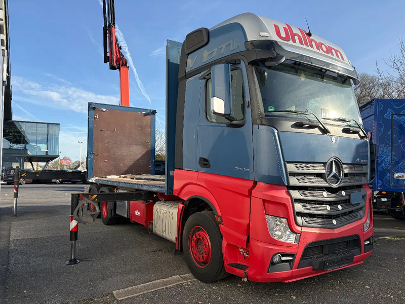 Mercedes-Benz Actros 2548 6X2 + Aanhanger*Palfinger crane*Cruise control*Airco* - Curtain side truck, Crane truck: picture 4 Mercedes-Benz Actros 2548 6X2 + Aanhanger*Palfinger crane*Cruise control*Airco* - Curtain side truck, Crane truck: picture 4