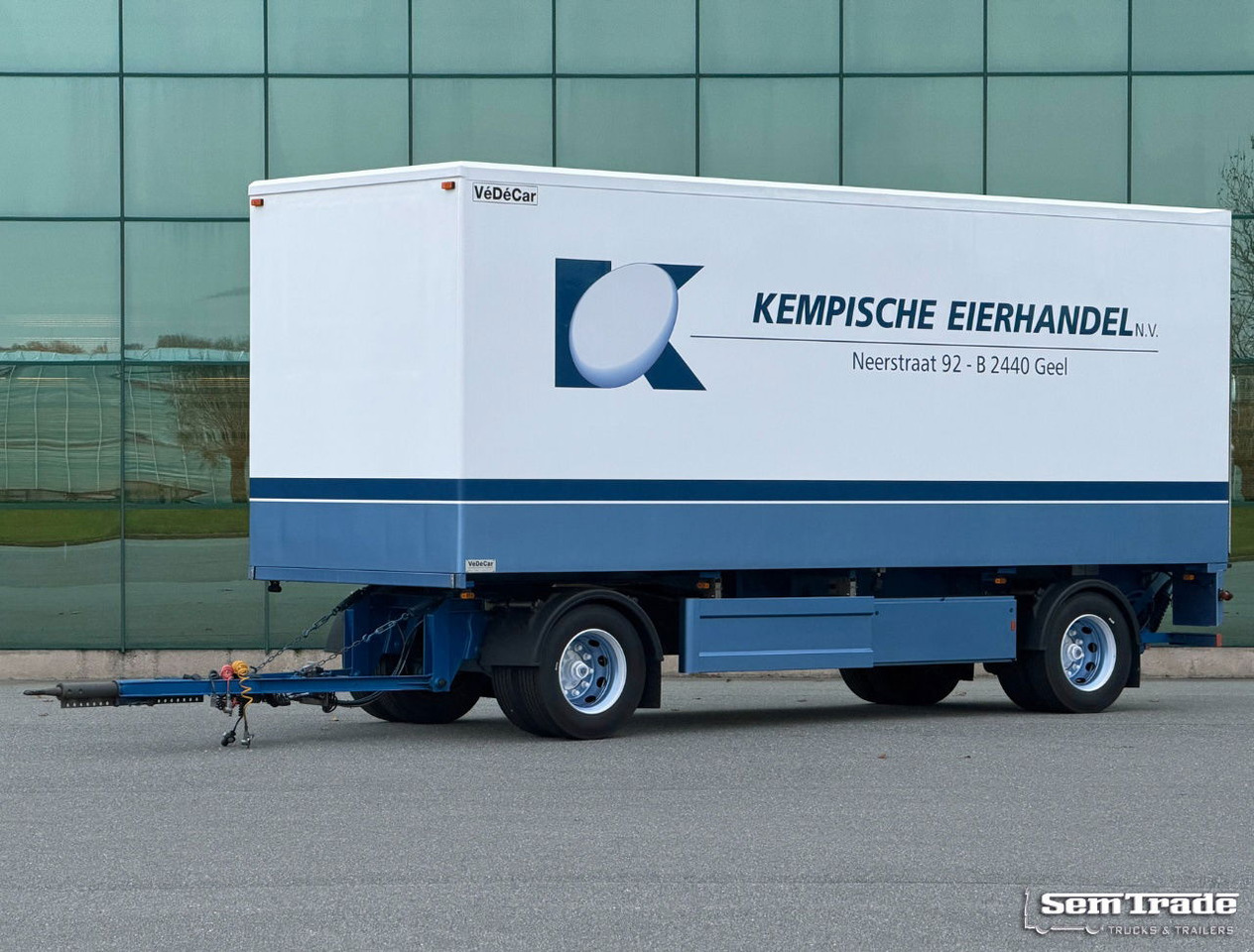 Groenewegen DRA-10-10-2 VéDéCar Isolated BOX BPW Axles Disc Brakes Tail Lift NEW Condition - Closed box trailer: picture 1 Groenewegen DRA-10-10-2 VéDéCar Isolated BOX BPW Axles Disc Brakes Tail Lift NEW Condition - Closed box trailer: picture 1