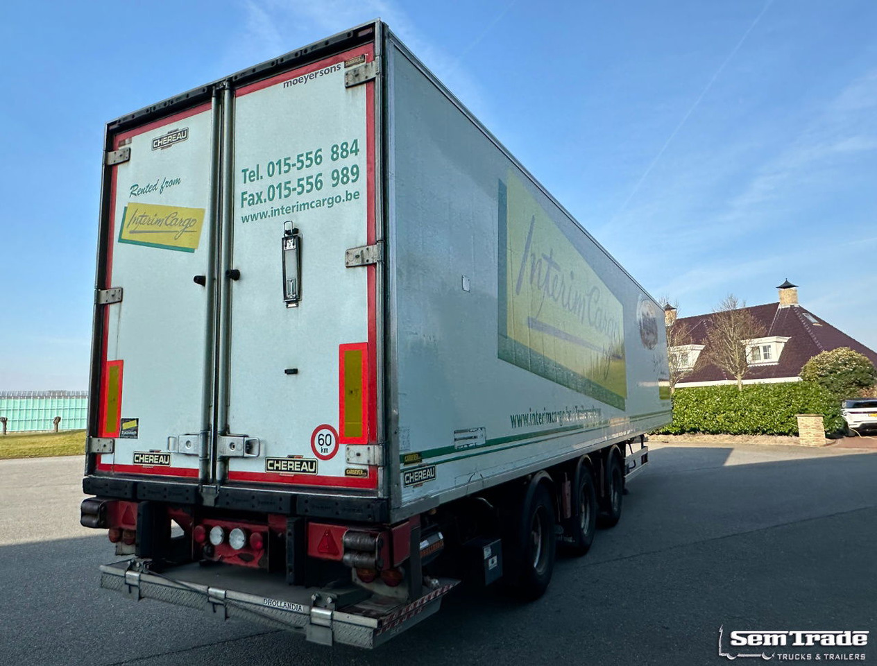 Renders Chereau Carrier Maxima 1300 Steering Axle Tail Lift Belgium Trailer - Refrigerated semi-trailer: picture 5 Renders Chereau Carrier Maxima 1300 Steering Axle Tail Lift Belgium Trailer - Refrigerated semi-trailer: picture 5