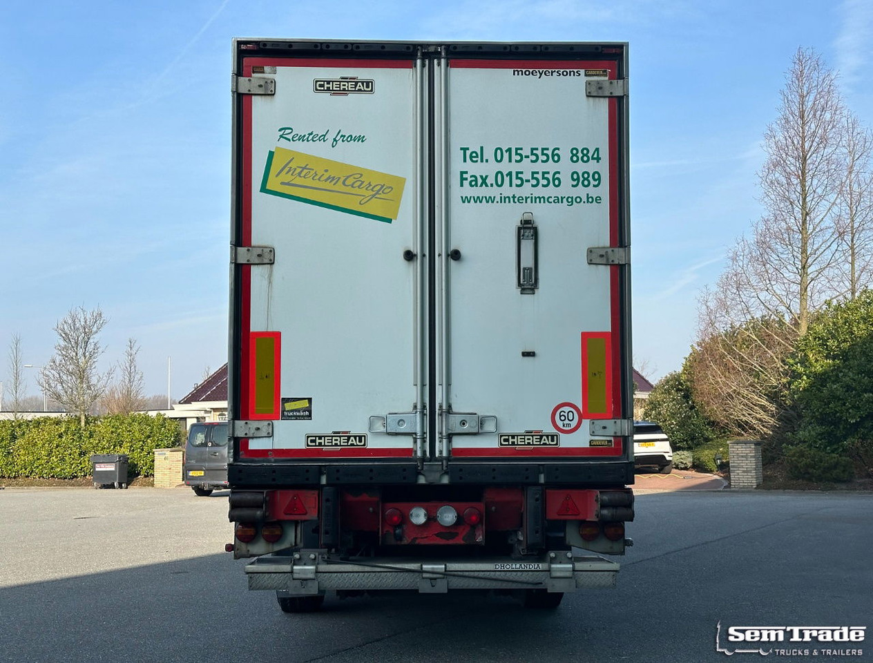 Renders Chereau Carrier Maxima 1300 Steering Axle Tail Lift Belgium Trailer - Refrigerated semi-trailer: picture 4 Renders Chereau Carrier Maxima 1300 Steering Axle Tail Lift Belgium Trailer - Refrigerated semi-trailer: picture 4