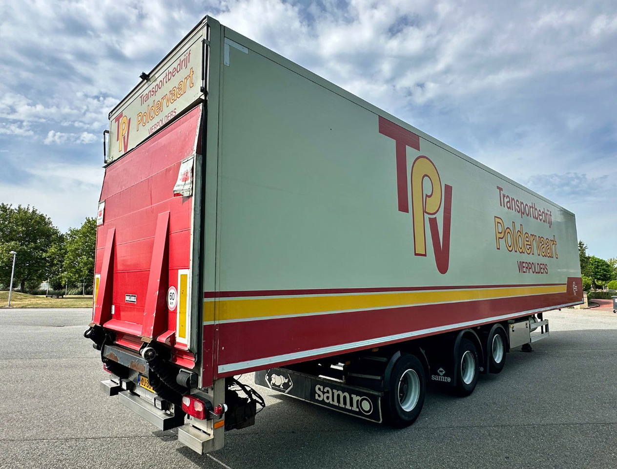 Samro 3-AS Stuuras 3 Tons Achtersluitklep - Refrigerated semi-trailer: picture 5 Samro 3-AS Stuuras 3 Tons Achtersluitklep - Refrigerated semi-trailer: picture 5