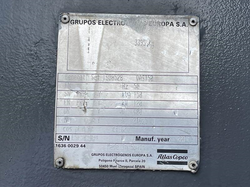Generator set Atlas-Copco QAS 150: picture 9