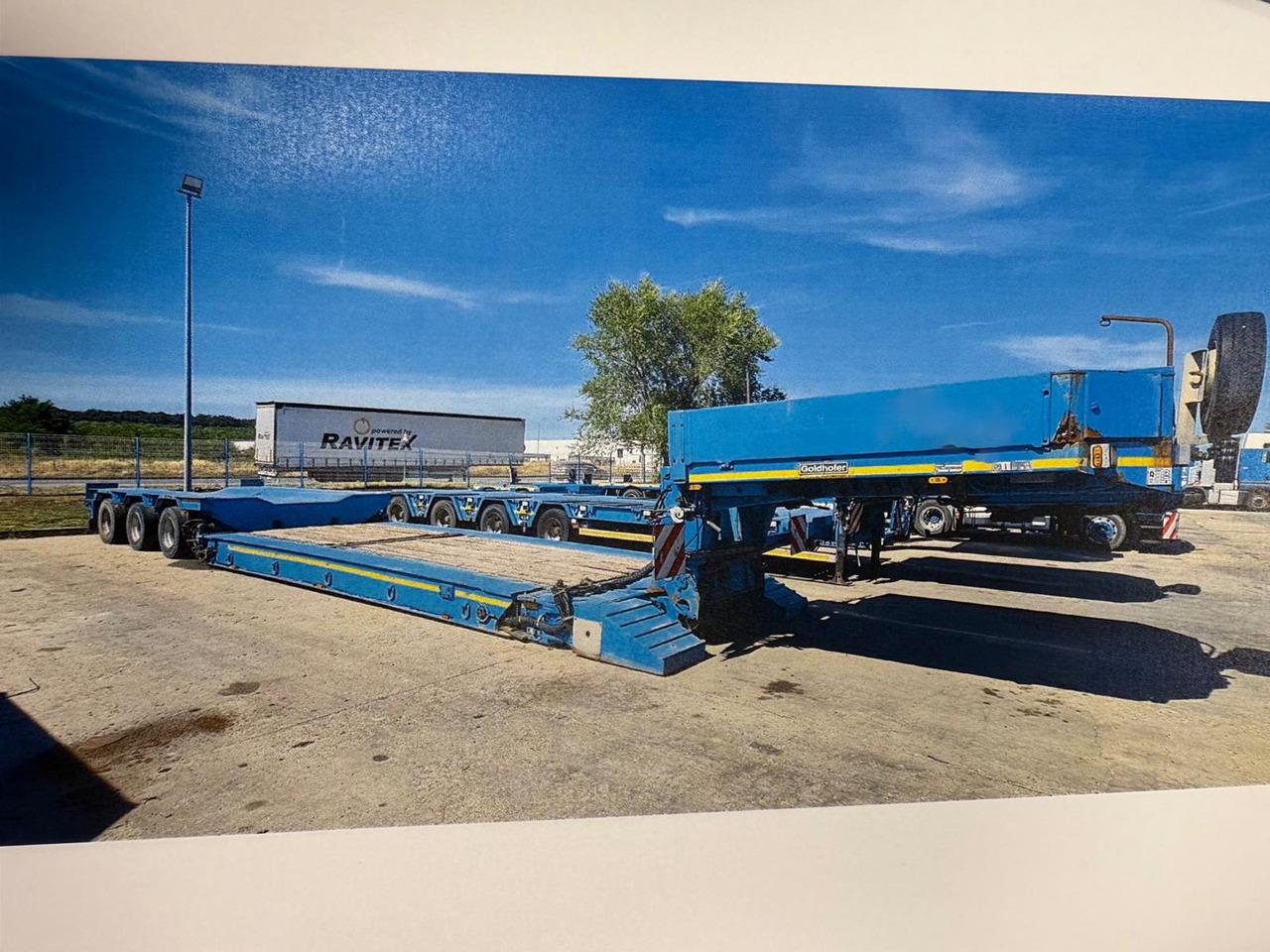 Golfhofer STZ-VKL 3-34/80A with Extension beam´s - Low loader trailer: picture 3 Golfhofer STZ-VKL 3-34/80A with Extension beam´s - Low loader trailer: picture 3