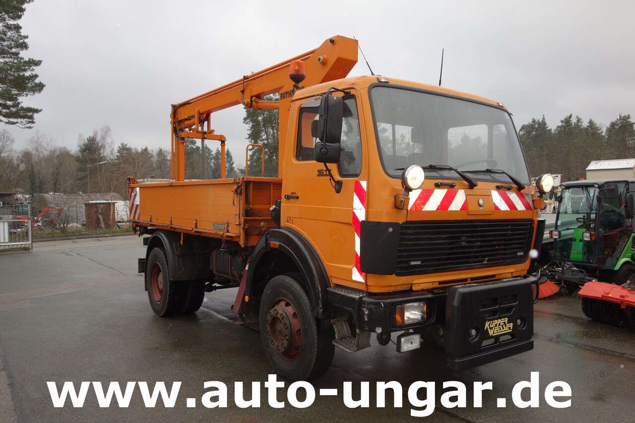 MERCEDES-BENZ Mercedes 1617 AK 4x4 Kipper Ruthmann K 115 Steiger Arbeitsbühne Kommunalfahrzeug - Tipper: picture 1 MERCEDES-BENZ Mercedes 1617 AK 4x4 Kipper Ruthmann K 115 Steiger Arbeitsbühne Kommunalfahrzeug - Tipper: picture 1
