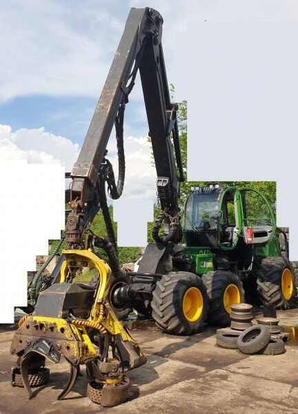 John Deere 1270E 6W - Felling head: picture 2 John Deere 1270E 6W - Felling head: picture 2