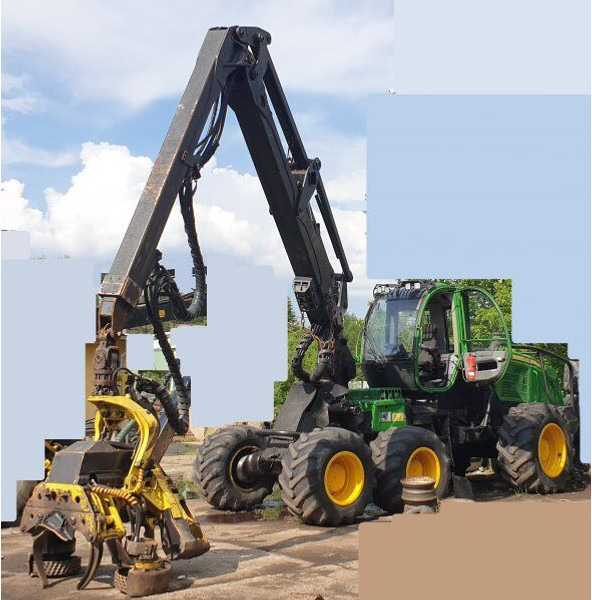 John Deere 1270E 6W - Felling head: picture 1 John Deere 1270E 6W - Felling head: picture 1