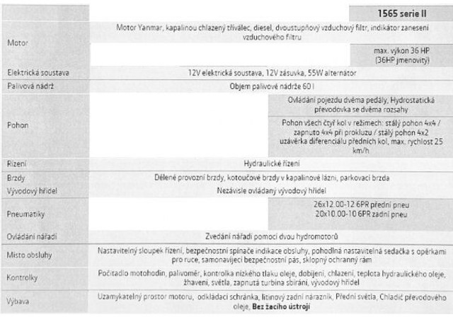 John Deere 1565 Serie II 4WD + MCS 600H - Lawn mower: picture 4 John Deere 1565 Serie II 4WD + MCS 600H - Lawn mower: picture 4
