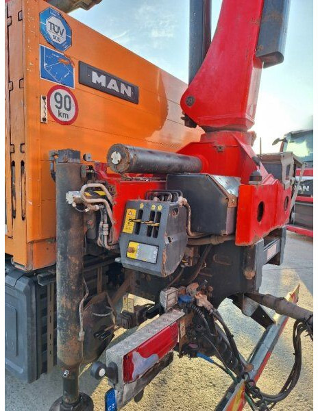 Dropside/ Flatbed truck, Crane truck MAN TGS 26.440: picture 14