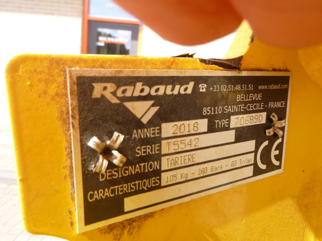 Auger for Auger RABAUD TRH610: picture 5