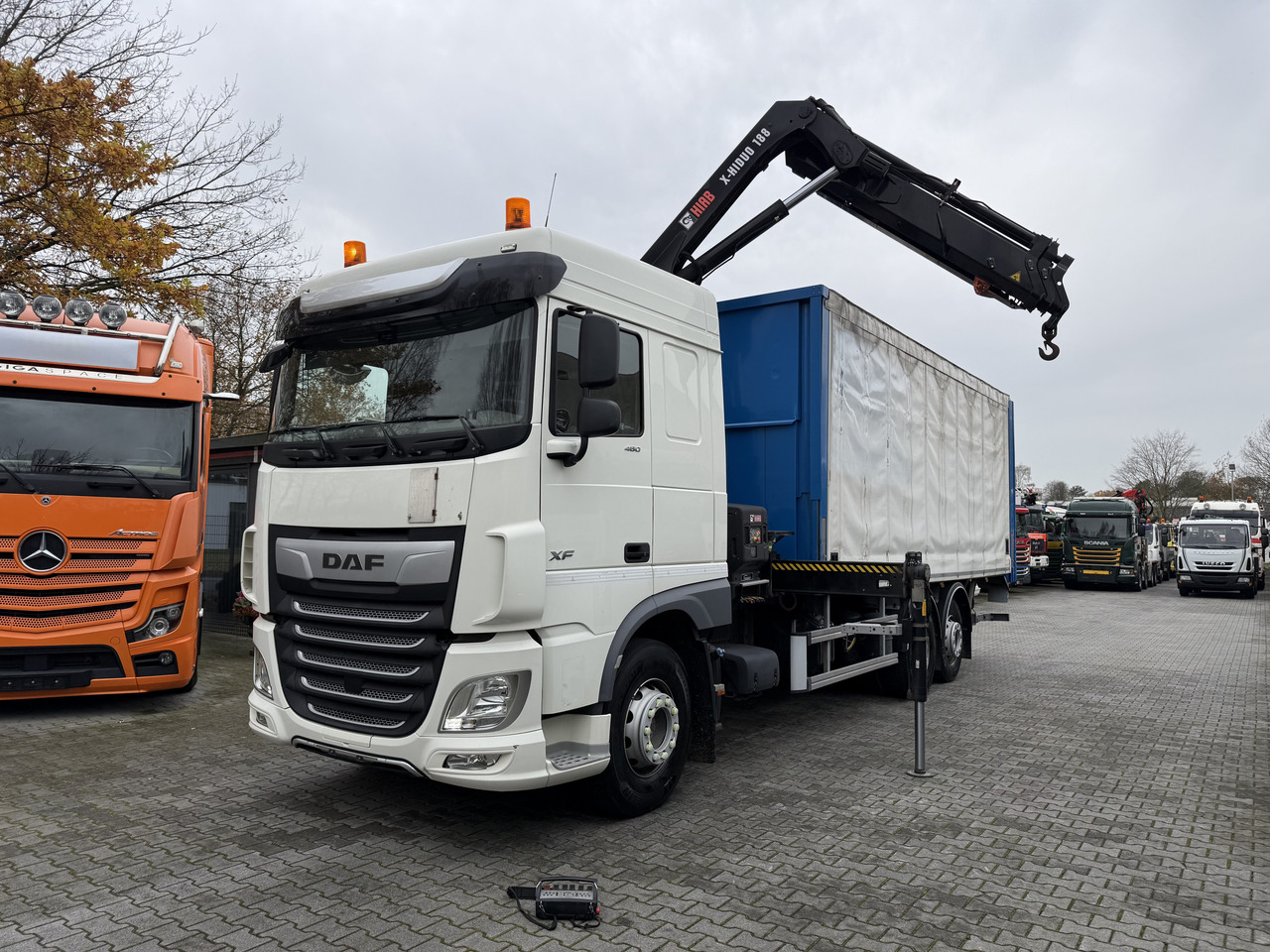 Daf XF480 6X2*4 Kran Hiab X-HiDuo 188 - Dropside/ Flatbed truck, Crane truck: picture 1 Daf XF480 6X2*4 Kran Hiab X-HiDuo 188 - Dropside/ Flatbed truck, Crane truck: picture 1