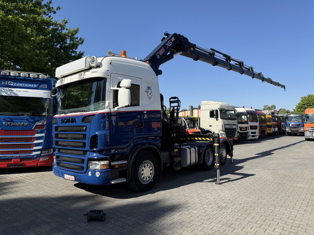 Scania R400 6X2 Kran Hiab 377-8 bis 25 Meter - Crane truck, Tractor unit: picture 1 Scania R400 6X2 Kran Hiab 377-8 bis 25 Meter - Crane truck, Tractor unit: picture 1