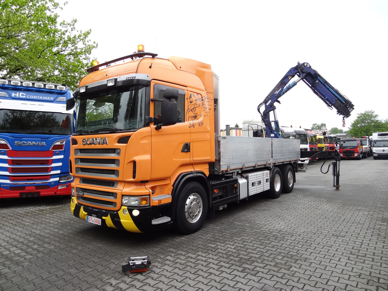 Scania R480 6X2*4 Kran Atlas 240 bis 20 Meter - Dropside/ Flatbed truck, Crane truck: picture 1 Scania R480 6X2*4 Kran Atlas 240 bis 20 Meter - Dropside/ Flatbed truck, Crane truck: picture 1