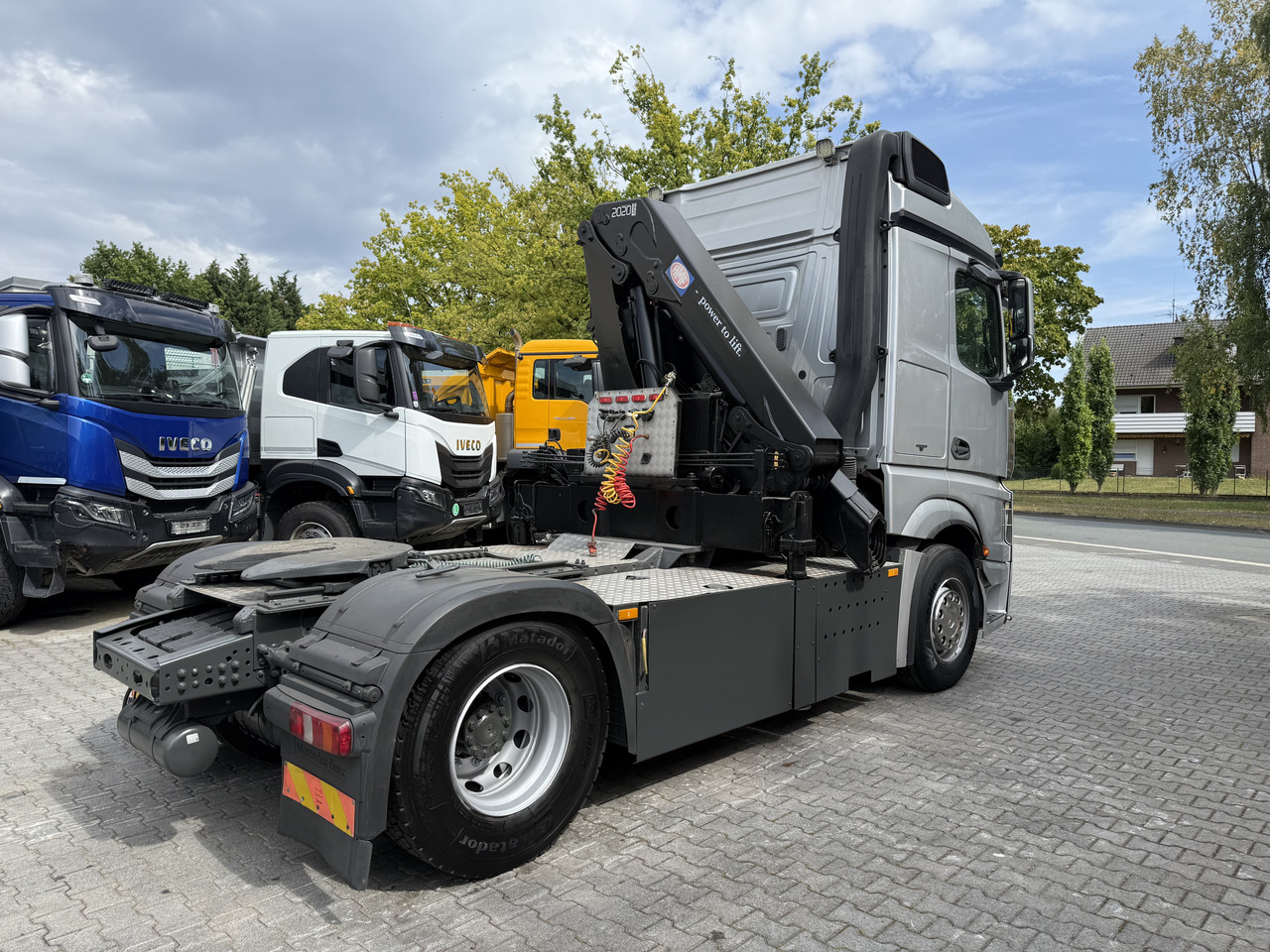 Tractor unit Mercedes-Benz Actros 1842LS Kran HMF 2020 bis 18 Meter: picture 12