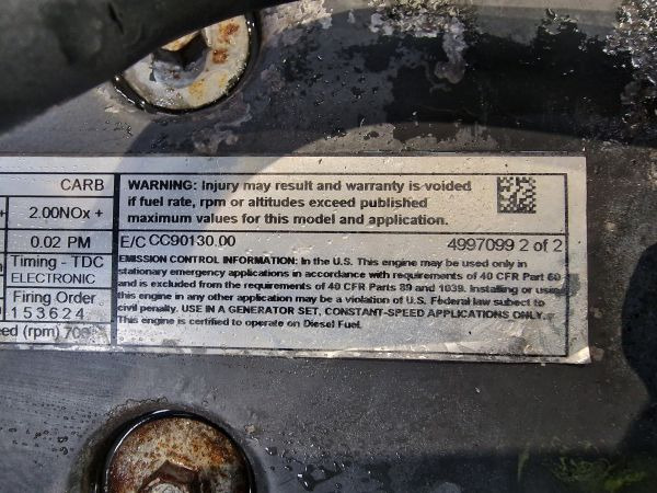 Cummins QSB7-G6 NR4 CPL3277 Engine (Plant) - Engine for Construction machinery: picture 3 Cummins QSB7-G6 NR4 CPL3277 Engine (Plant) - Engine for Construction machinery: picture 3