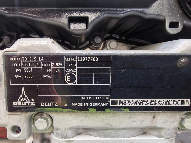 New Engine for Construction machinery Deutz TD 2.9 L4 New Engine (Plant): picture 11