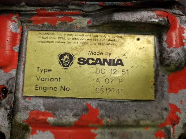 Scania DC12 51A Engine (Industrial) - Engine for Industrial equipment: picture 2 Scania DC12 51A Engine (Industrial) - Engine for Industrial equipment: picture 2
