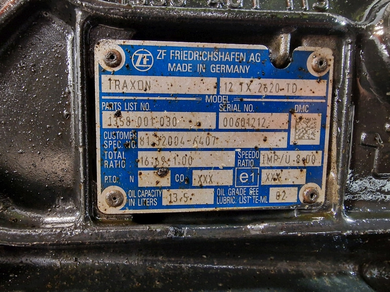 Gearbox ZF Traxon 12TX2620TD MAN Spec Gearbox: picture 11