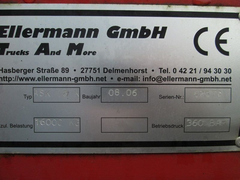 Diversen Ellermann ASK18K - Hook lift/ Skip loader system: picture 3 Diversen Ellermann ASK18K - Hook lift/ Skip loader system: picture 3