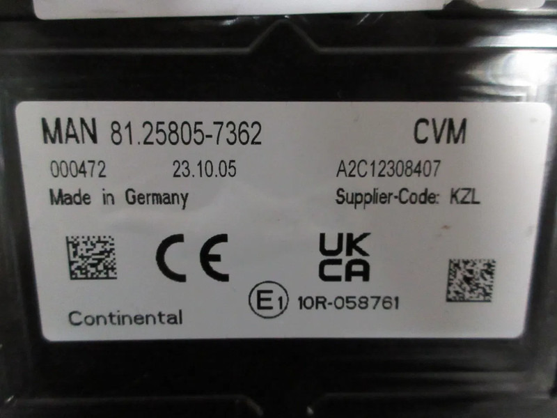 MAN 81.25805-7362 CVM MODULEN MAN TGM EURO 6 MODEL 2024 - Electrical system for Truck: picture 3 MAN 81.25805-7362 CVM MODULEN MAN TGM EURO 6 MODEL 2024 - Electrical system for Truck: picture 3