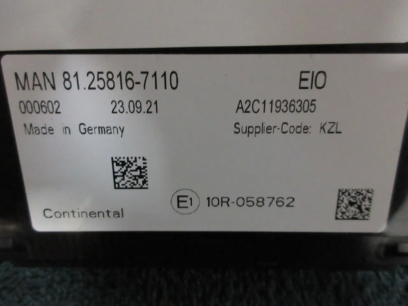 MAN 81.25816-7110 EIO MODULEN MAN TGM 18.250 EURO 6 MODEL 2024 - Electrical system for Truck: picture 4 MAN 81.25816-7110 EIO MODULEN MAN TGM 18.250 EURO 6 MODEL 2024 - Electrical system for Truck: picture 4