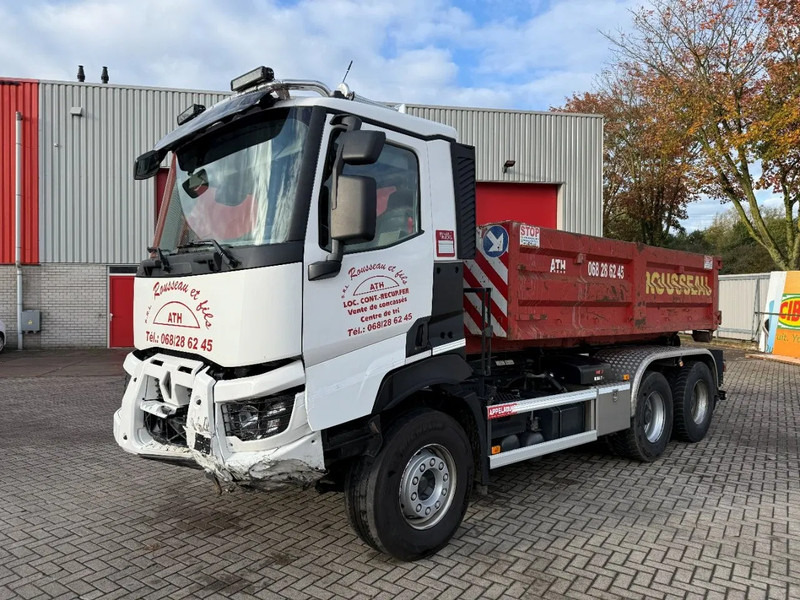 Renault C480 / ENGINE RUNNING / 6X4 / HIAB 21TON HOOKLIFT / ONLY:146334 KM / AUTOMATIC / EURO-6 / 2020 - Hook lift truck: picture 2 Renault C480 / ENGINE RUNNING / 6X4 / HIAB 21TON HOOKLIFT / ONLY:146334 KM / AUTOMATIC / EURO-6 / 2020 - Hook lift truck: picture 2