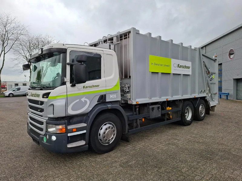 Scania P360 / RETARDER / ONLY:234640 KM / LENKACHSE / AIRCO / WORKING GARBAGE TRUCK / AUTOMATIC / EURO-5 / 2013 - Refuse truck: picture 1 Scania P360 / RETARDER / ONLY:234640 KM / LENKACHSE / AIRCO / WORKING GARBAGE TRUCK / AUTOMATIC / EURO-5 / 2013 - Refuse truck: picture 1