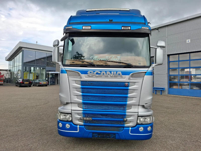Cab chassis truck Scania R580 V8 / RETARDER / LIFT+LENKACHSE / FULL-AIR / PLATFORM 2000 KG / LEATHER / AIRCO / AUTOMATIC / EURO-6 / 2014: picture 6