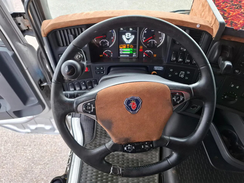 Cab chassis truck Scania R580 V8 / RETARDER / LIFT+LENKACHSE / FULL-AIR / PLATFORM 2000 KG / LEATHER / AIRCO / AUTOMATIC / EURO-6 / 2014: picture 17
