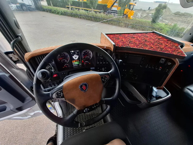 Cab chassis truck Scania R580 V8 / RETARDER / LIFT+LENKACHSE / FULL-AIR / PLATFORM 2000 KG / LEATHER / AIRCO / AUTOMATIC / EURO-6 / 2014: picture 16
