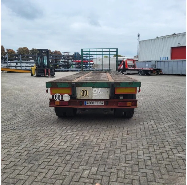 Trouillet RT 3240 / AIR SUSPENSION / PLATEAU 8M / LOADING HEIGHT:115CM / DRUM BRAKES / 3X ROR AXLES / 1990 - Trailer: picture 5 Trouillet RT 3240 / AIR SUSPENSION / PLATEAU 8M / LOADING HEIGHT:115CM / DRUM BRAKES / 3X ROR AXLES / 1990 - Trailer: picture 5