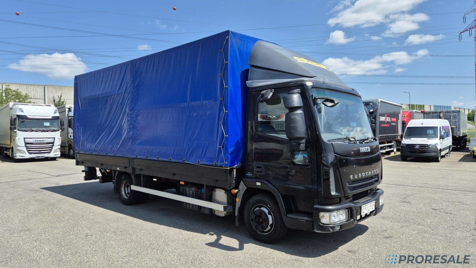 IVECO EUROCARGO ML 75E18 - valník s plachtou + zvedací čelo 1 t - Curtain side truck: picture 1 IVECO EUROCARGO ML 75E18 - valník s plachtou + zvedací čelo 1 t - Curtain side truck: picture 1