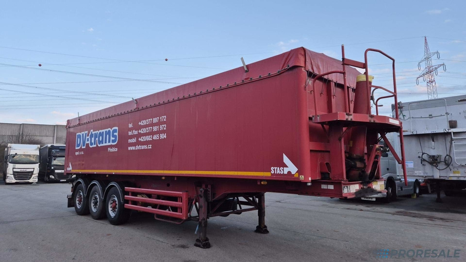 STAS SZ 336 K - sklápěč 52 m3 - Fe / Al - Tipper semi-trailer: picture 1 STAS SZ 336 K - sklápěč 52 m3 - Fe / Al - Tipper semi-trailer: picture 1