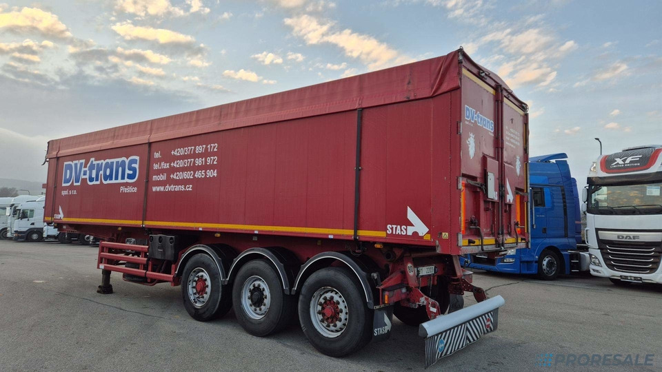 STAS SZ 336 K - sklápěč 52 m3 - Fe / Al - Tipper semi-trailer: picture 4 STAS SZ 336 K - sklápěč 52 m3 - Fe / Al - Tipper semi-trailer: picture 4