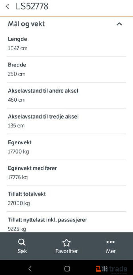 1999 modell MAN 26.414 6x2 kranbil - Dropside/ Flatbed truck, Crane truck: picture 5 1999 modell MAN 26.414 6x2 kranbil - Dropside/ Flatbed truck, Crane truck: picture 5