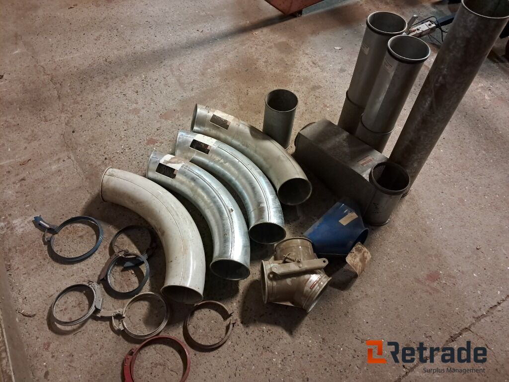 Lot med rør til Korntransport Kongskilde Ø160mm - Post-harvest equipment: picture 1 Lot med rør til Korntransport Kongskilde Ø160mm - Post-harvest equipment: picture 1