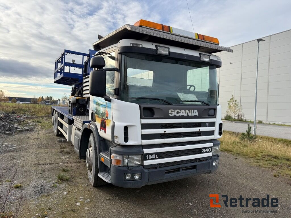 SCANIA P114L med Lift nylig sertifisert kran og EU godkjent - Truck mounted aerial platform: picture 4 SCANIA P114L med Lift nylig sertifisert kran og EU godkjent - Truck mounted aerial platform: picture 4