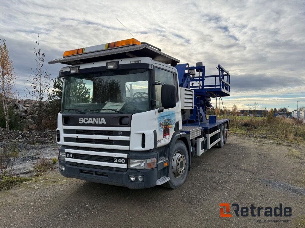 SCANIA P114L med Lift nylig sertifisert kran og EU godkjent - Truck mounted aerial platform: picture 1 SCANIA P114L med Lift nylig sertifisert kran og EU godkjent - Truck mounted aerial platform: picture 1