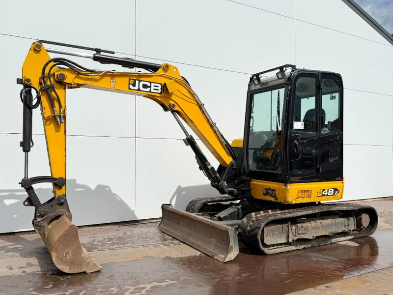 JCB 48Z-1 - Hammer Lines / Quick Coupler - Mini excavator: picture 2 JCB 48Z-1 - Hammer Lines / Quick Coupler - Mini excavator: picture 2