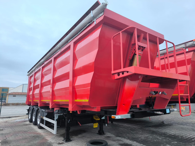 New Tipper semi-trailer Kippauflieger 50 60 70 80 m³ BPW oder SAF - NEU: picture 1