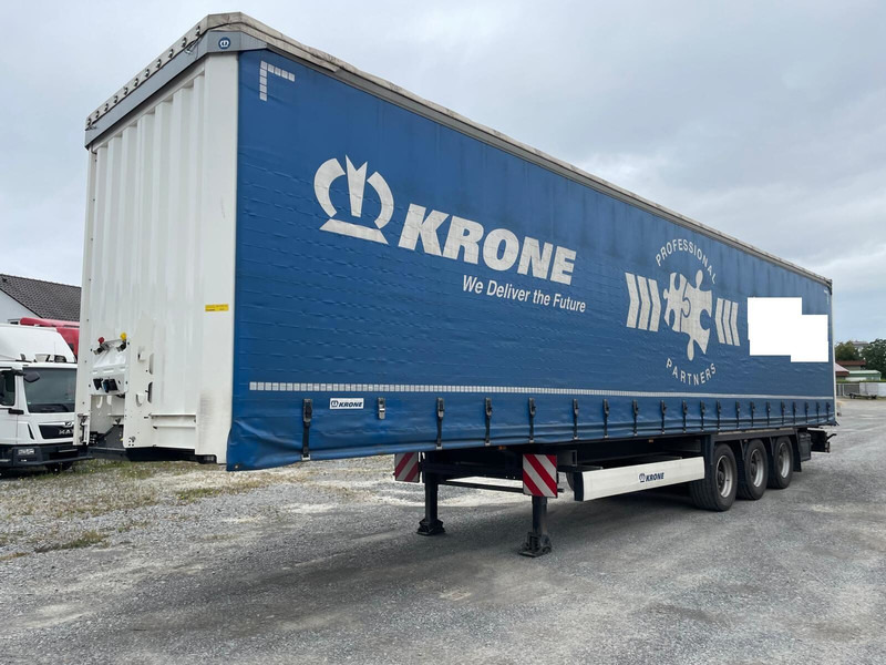 Curtainsider semi-trailer Krone SD Hubdach verbreiterbar Edscha Getränke Standard: picture 1