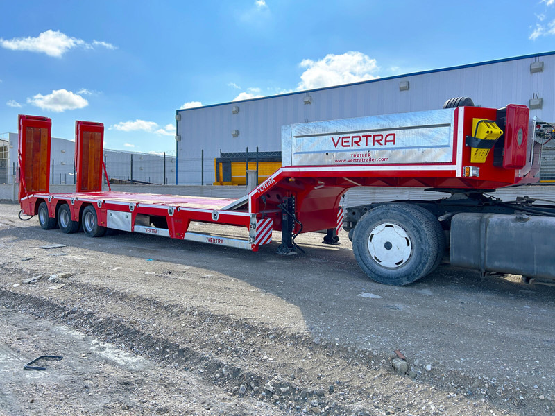 New Low loader semi-trailer Vertra 3-Achs Tieflader verbreiterbar Liftachse NEU: picture 1