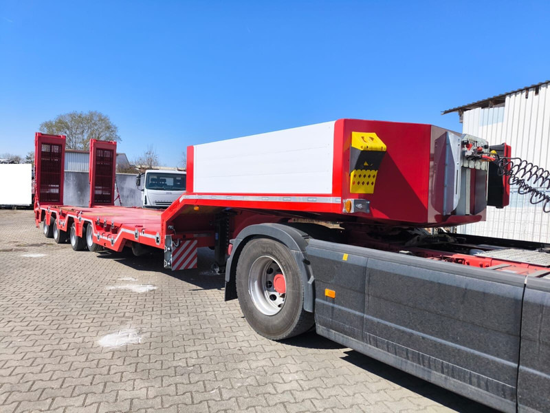 New Low loader semi-trailer Vertra 4-Achser 81 cm verlängerbar verbreiterbar Lenk+Lift NEU: picture 1